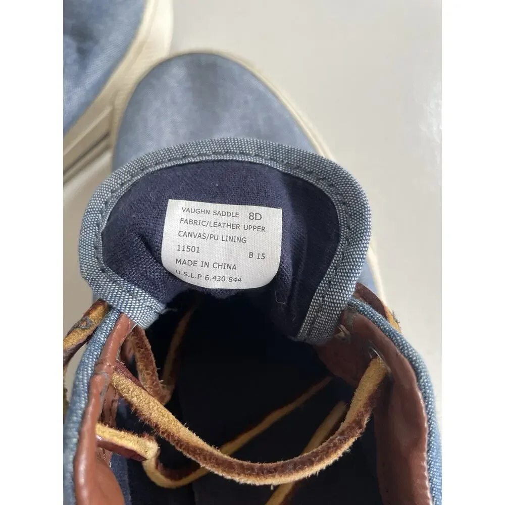 Polo Ralph Lauren Vaughn Saddle Denim Size US 8 D Men's Casual Shoes